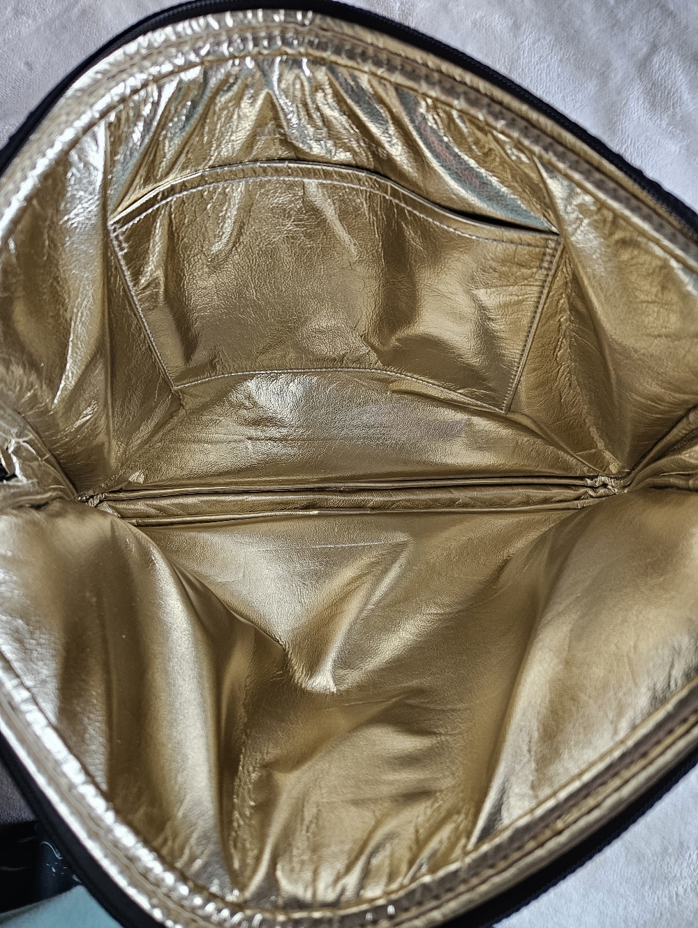 NWOT Michael Kors Black Faux-Snake Laptop case. - Picture 3 of 9